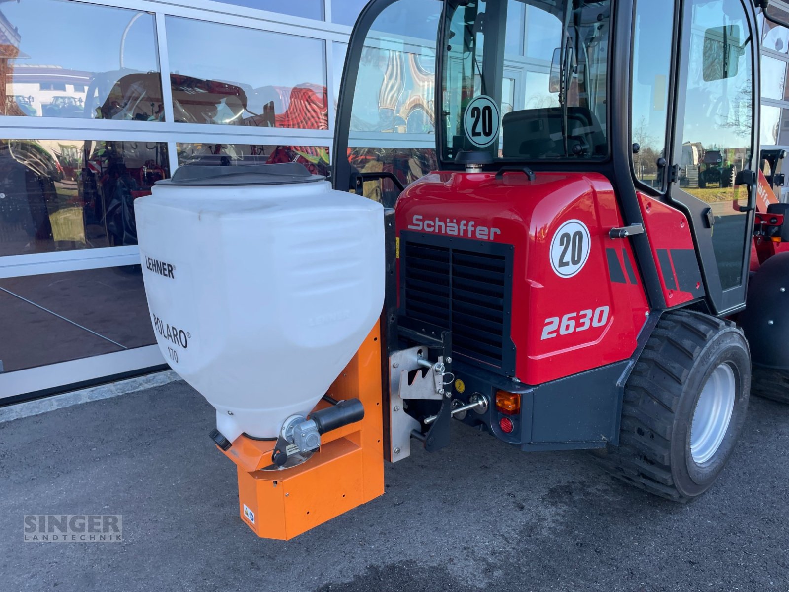 Radlader des Typs Schäffer 2630 Winterdienst *Kugelmann + Lehner*, Neumaschine in Biessenhofen (Bild 4)