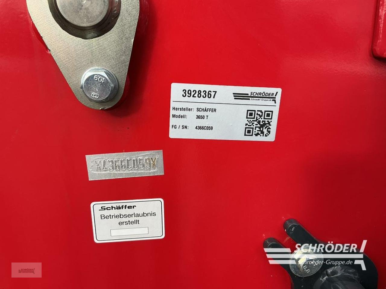 Radlader van het type Schäffer 3650 T, Neumaschine in Friedland (Foto 7)