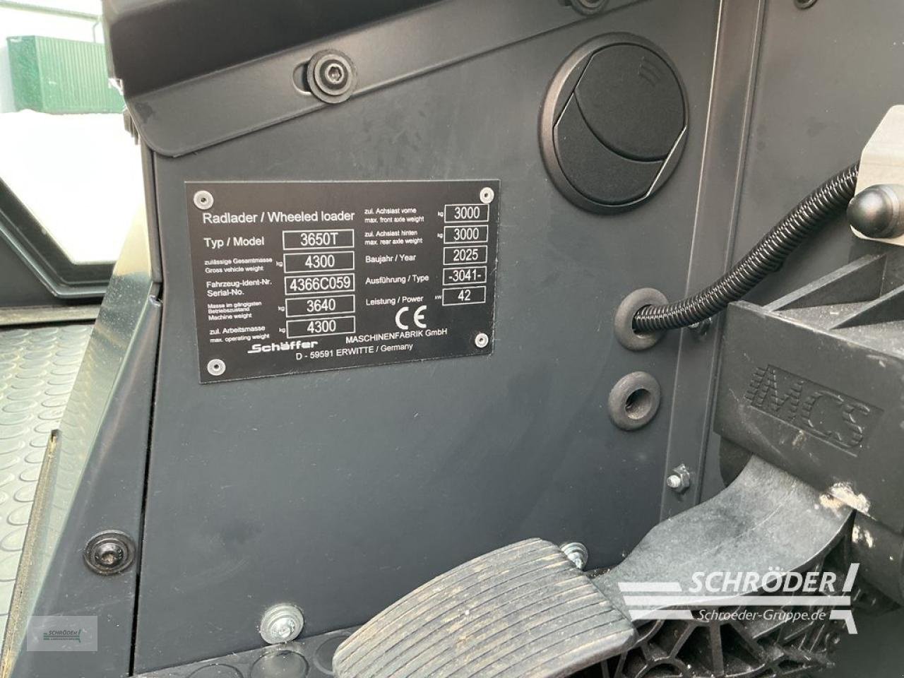 Radlader van het type Schäffer 3650 T, Neumaschine in Friedland (Foto 8)