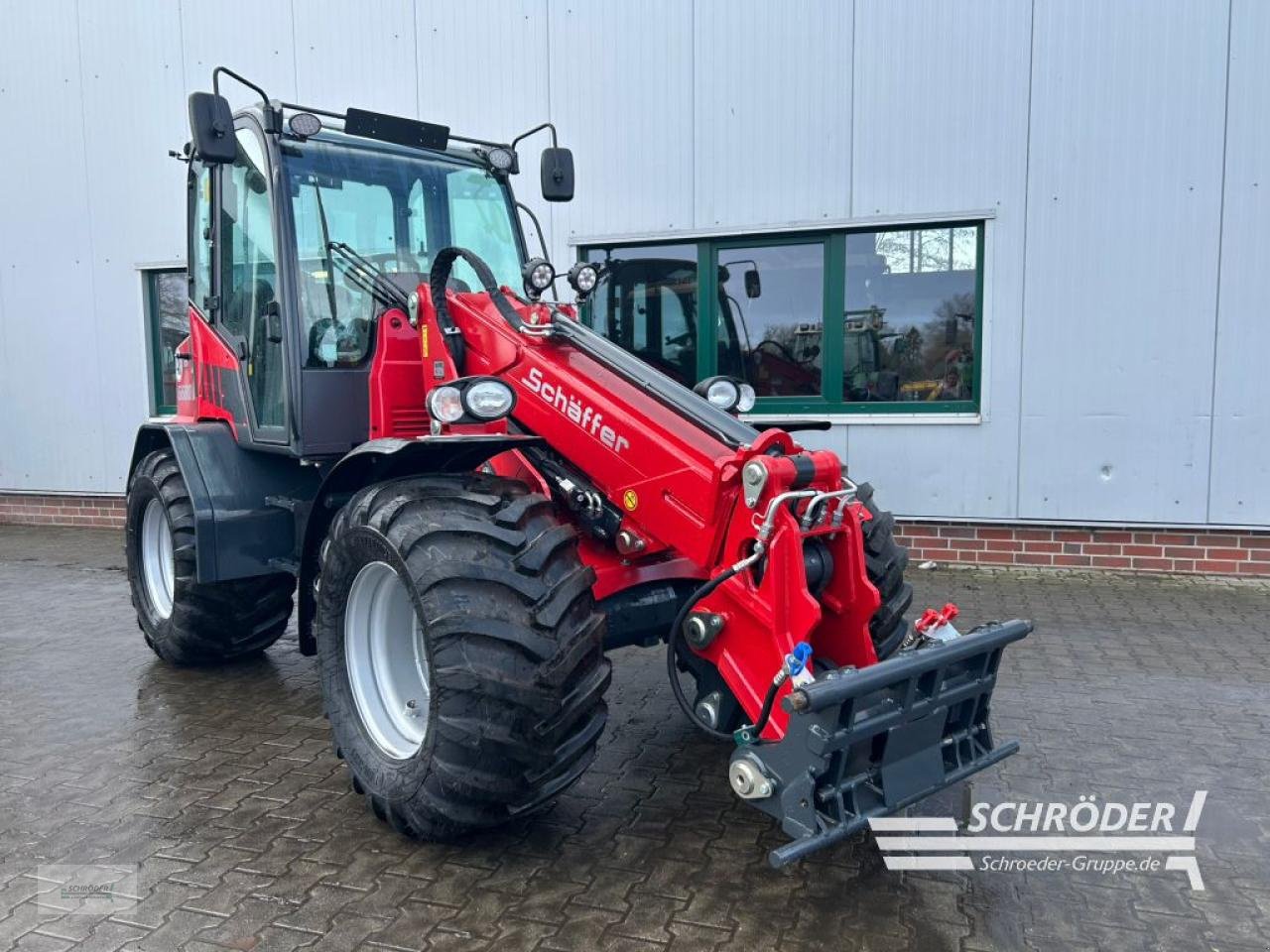 Radlader del tipo Schäffer 6680 T-2, Neumaschine en Jade OT Schweiburg (Imagen 1)