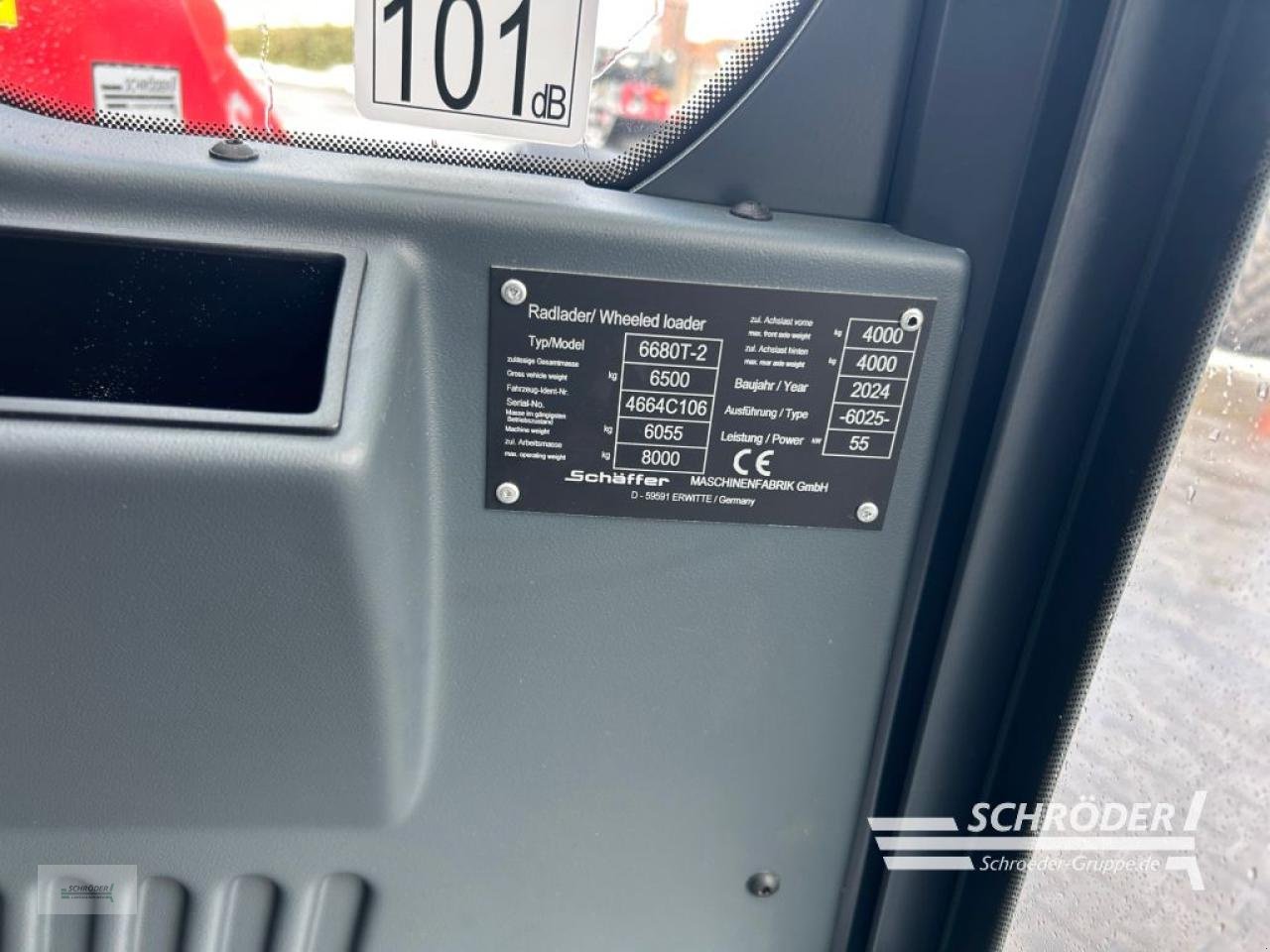 Radlader del tipo Schäffer 6680 T-2, Neumaschine en Jade OT Schweiburg (Imagen 3)