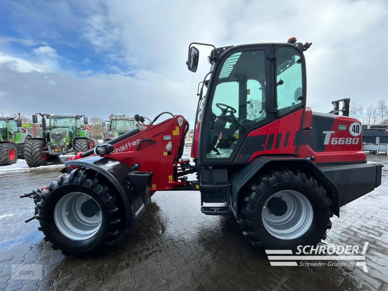 Radlader del tipo Schäffer 6680 T-2, Neumaschine en Jade OT Schweiburg (Imagen 9)