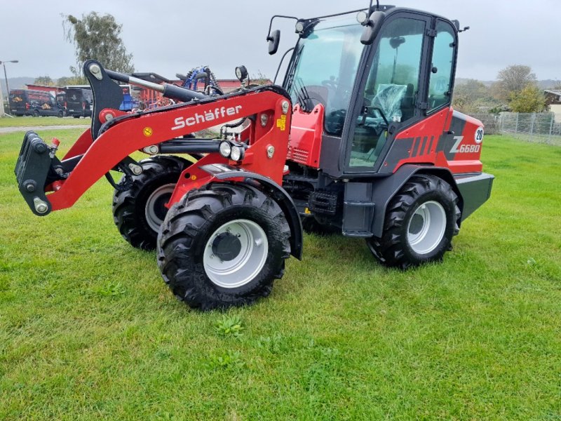 Radlader του τύπου Schäffer 6680 Z, Neumaschine σε Bad Freienwalde (Φωτογραφία 1)