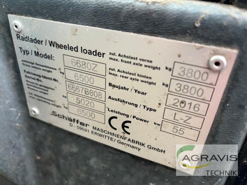 Radlader del tipo Schäffer 6680 Z, Gebrauchtmaschine In Peine (Immagine 17)