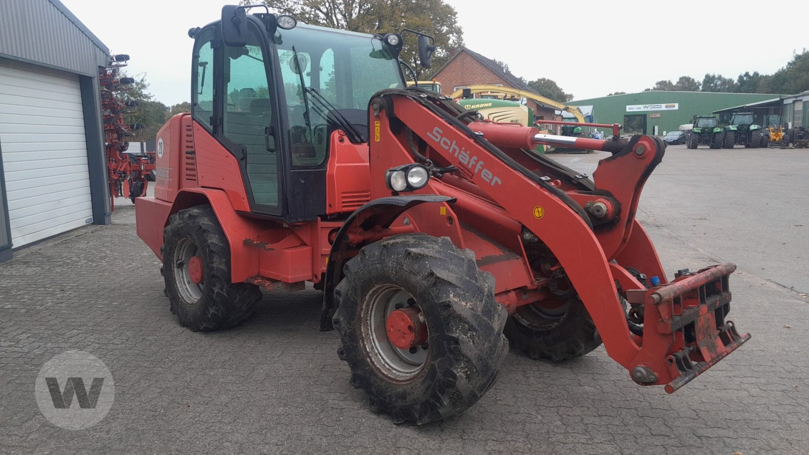 Radlader des Typs Schäffer 8600 Z, Gebrauchtmaschine in Börm (Bild 1)