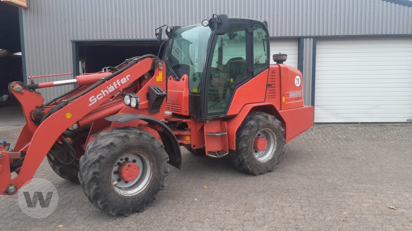 Radlader des Typs Schäffer 8600 Z, Gebrauchtmaschine in Börm (Bild 2)