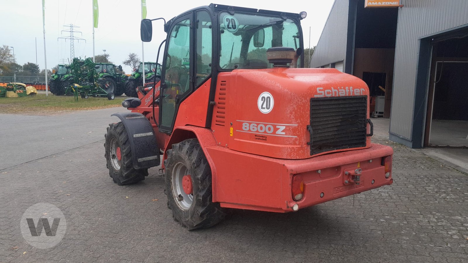 Radlader des Typs Schäffer 8600 Z, Gebrauchtmaschine in Börm (Bild 4)