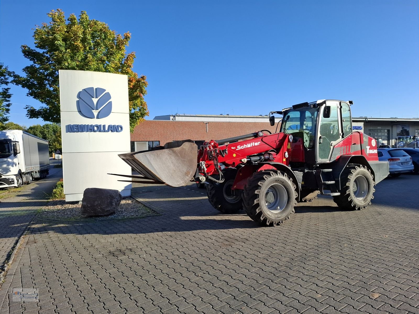 Radlader typu Schäffer 8620T - 2 Teleskopradlader 40km/h, Klima,  95 kw, Gebrauchtmaschine v Altenberge (Obrázek 2)