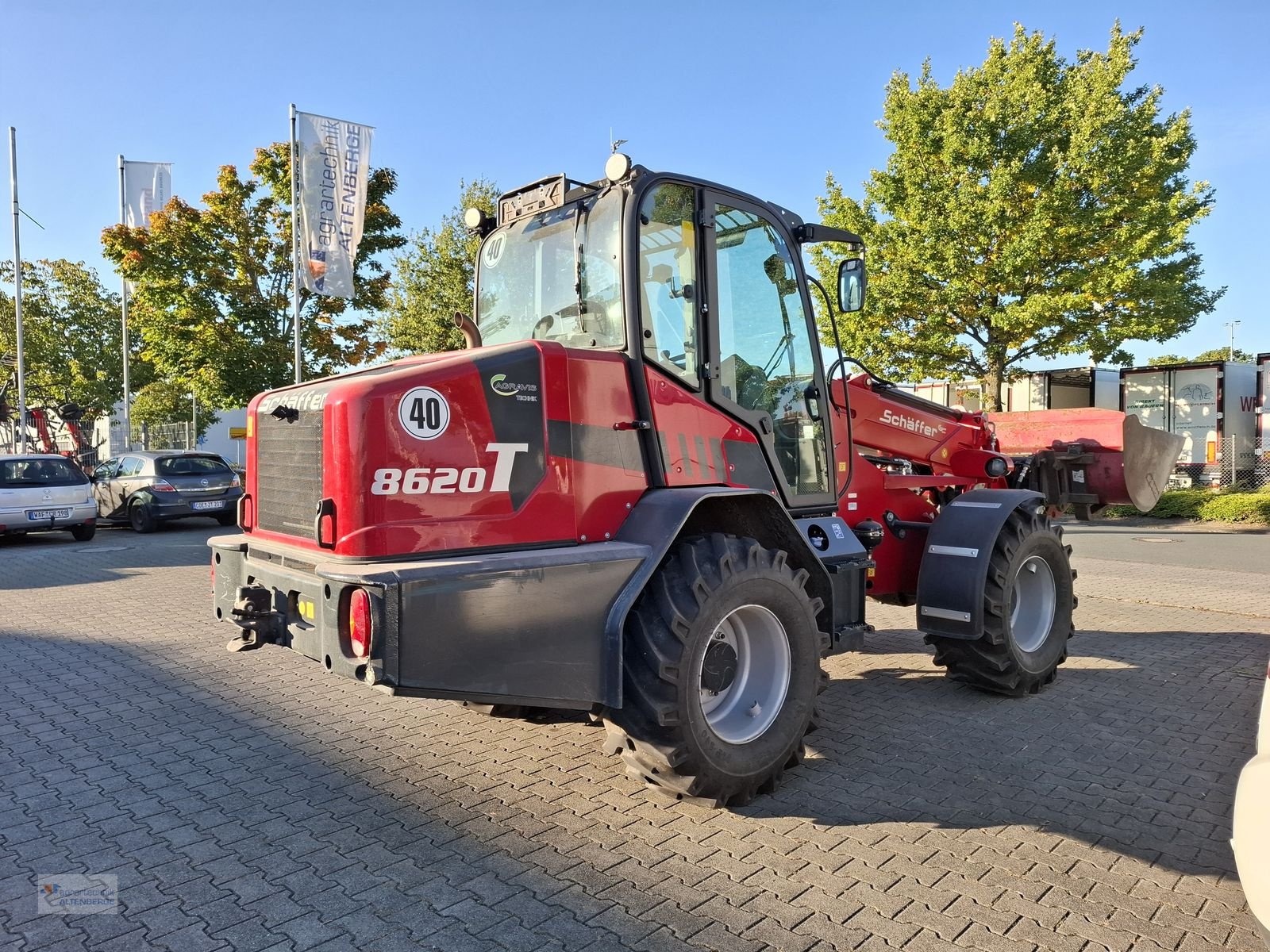 Radlader typu Schäffer 8620T - 2 Teleskopradlader 40km/h, Klima,  95 kw, Gebrauchtmaschine v Altenberge (Obrázek 5)