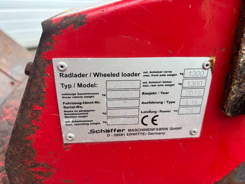 Radlader del tipo Schäffer Nordic 35 S Kun 2055 timer, Gebrauchtmaschine en Ribe (Imagen 11)
