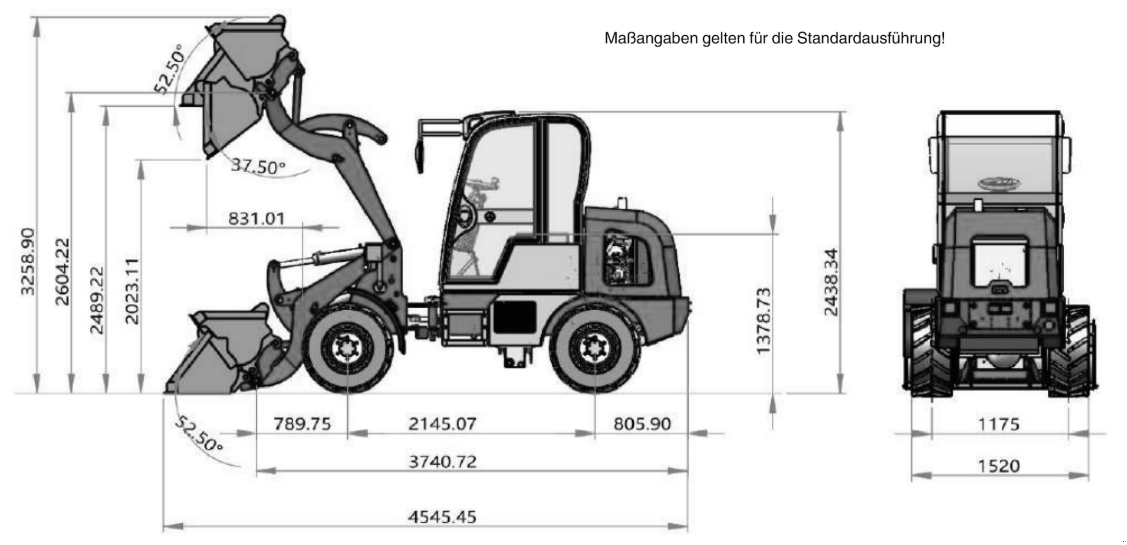 Radlader za tip schieder 780 4WD Hoflader mit Kabine und EURO 5, Neumaschine u mixnitz (Slika 7)