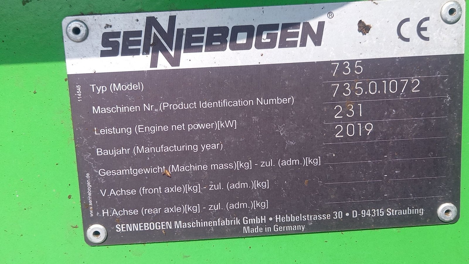 Radlader от тип Sennebogen 735E, Gebrauchtmaschine в Faaborg (Снимка 6)