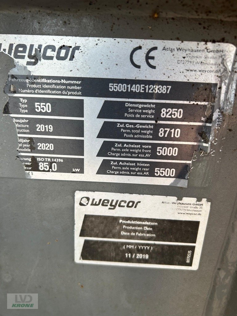 Radlader des Typs Sonstige AR550, Gebrauchtmaschine in Barsinghausen OT Groß Munzel (Bild 13)