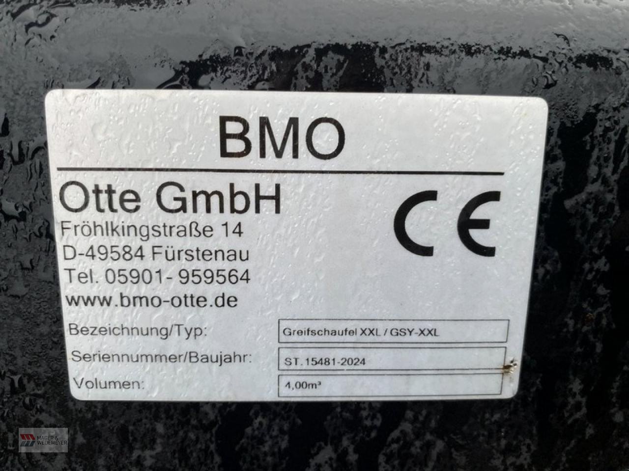Radlader типа Sonstige BMO GREIFSCHAUFEL XXL 4,0 CBM /JCB, Gebrauchtmaschine в Oyten (Фотография 8)