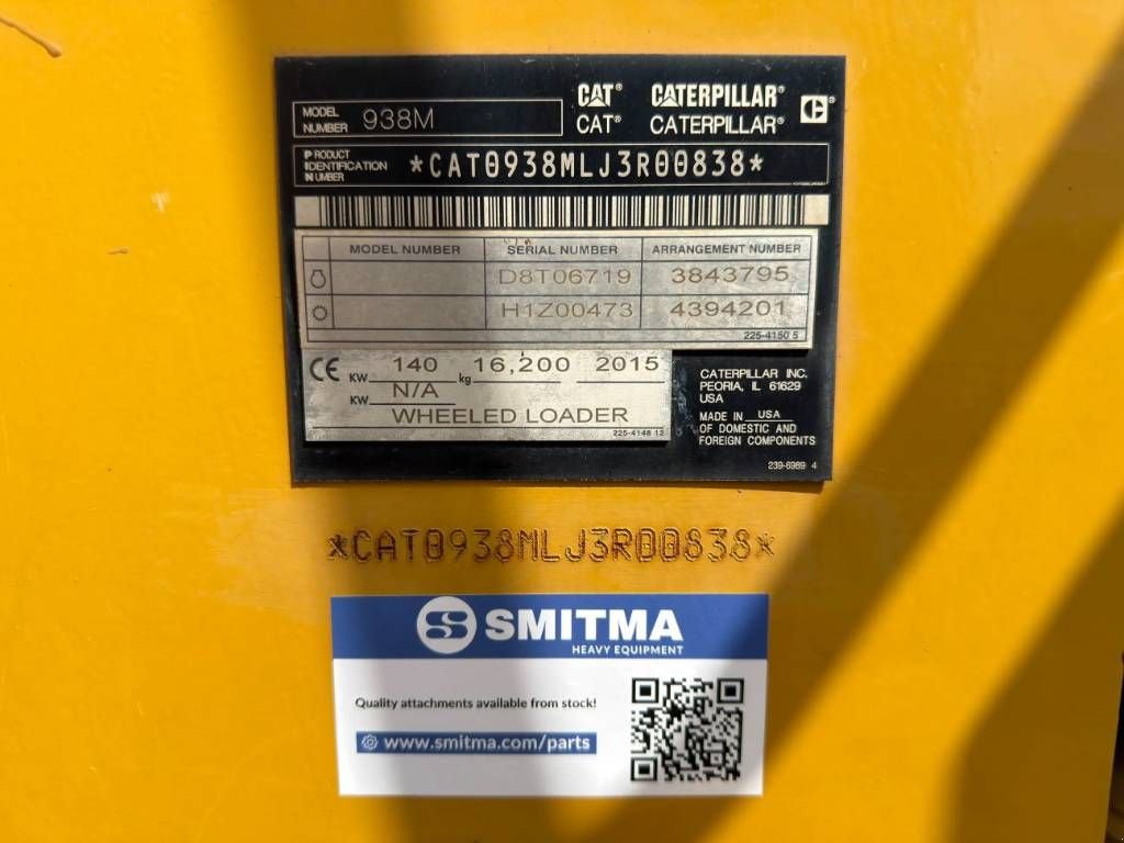 Radlader Türe ait Sonstige Cat 938M, Gebrauchtmaschine içinde Venlo (resim 8)