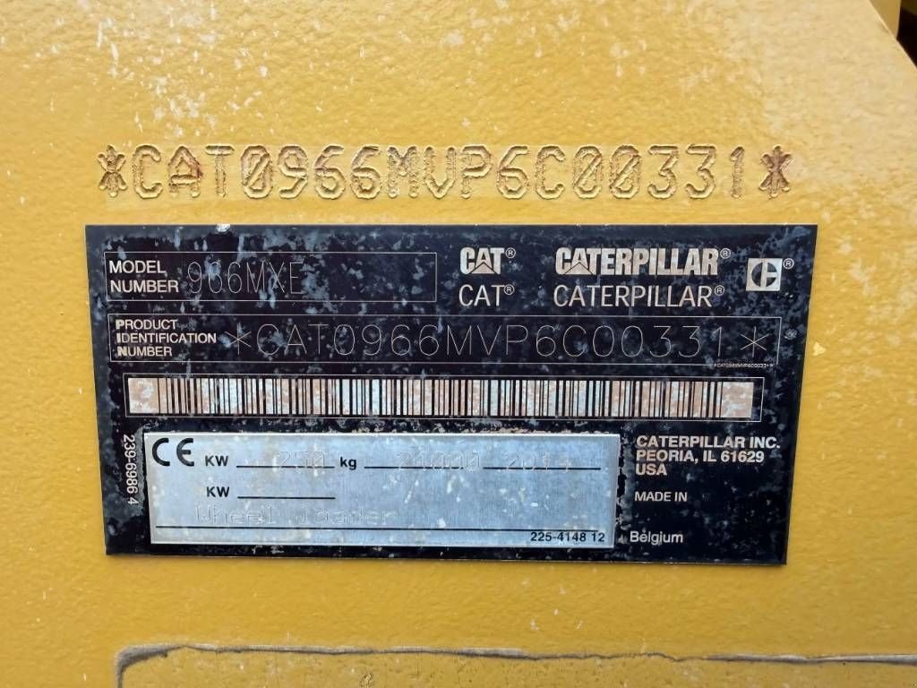 Radlader van het type Sonstige Cat 966M XE, Gebrauchtmaschine in Venlo (Foto 8)