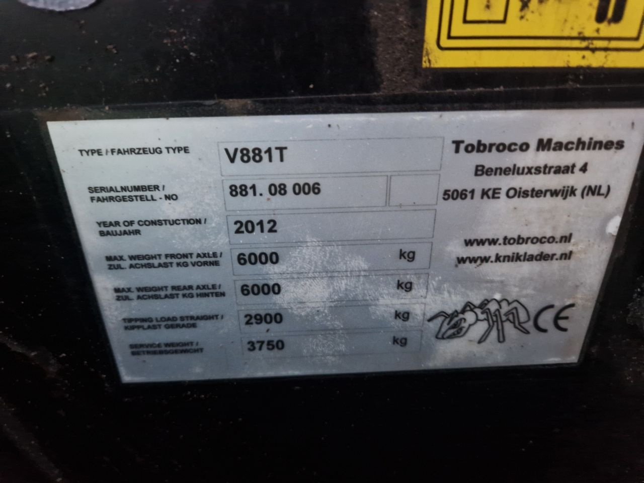 Radlader typu Sonstige ciant giant V 881 T, Gebrauchtmaschine v Oirschot (Obrázek 10)