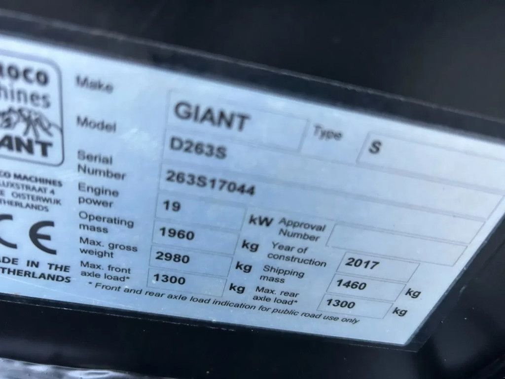 Radlader tipa Sonstige Giant D 263 S, Gebrauchtmaschine u HA (Slika 9)