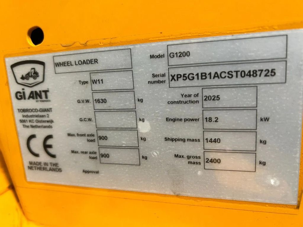 Radlader του τύπου Sonstige Giant G1200, Gebrauchtmaschine σε HA (Φωτογραφία 11)