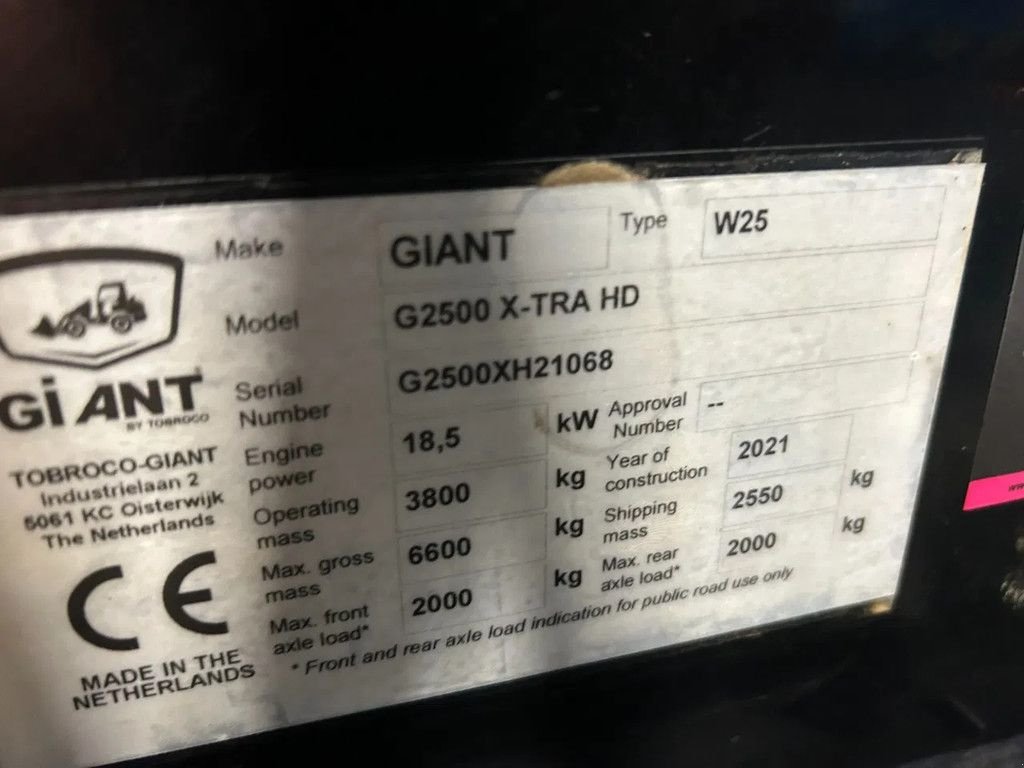 Radlader of the type Sonstige Giant G2500HD X-tra, Gebrauchtmaschine in HA (Picture 10)