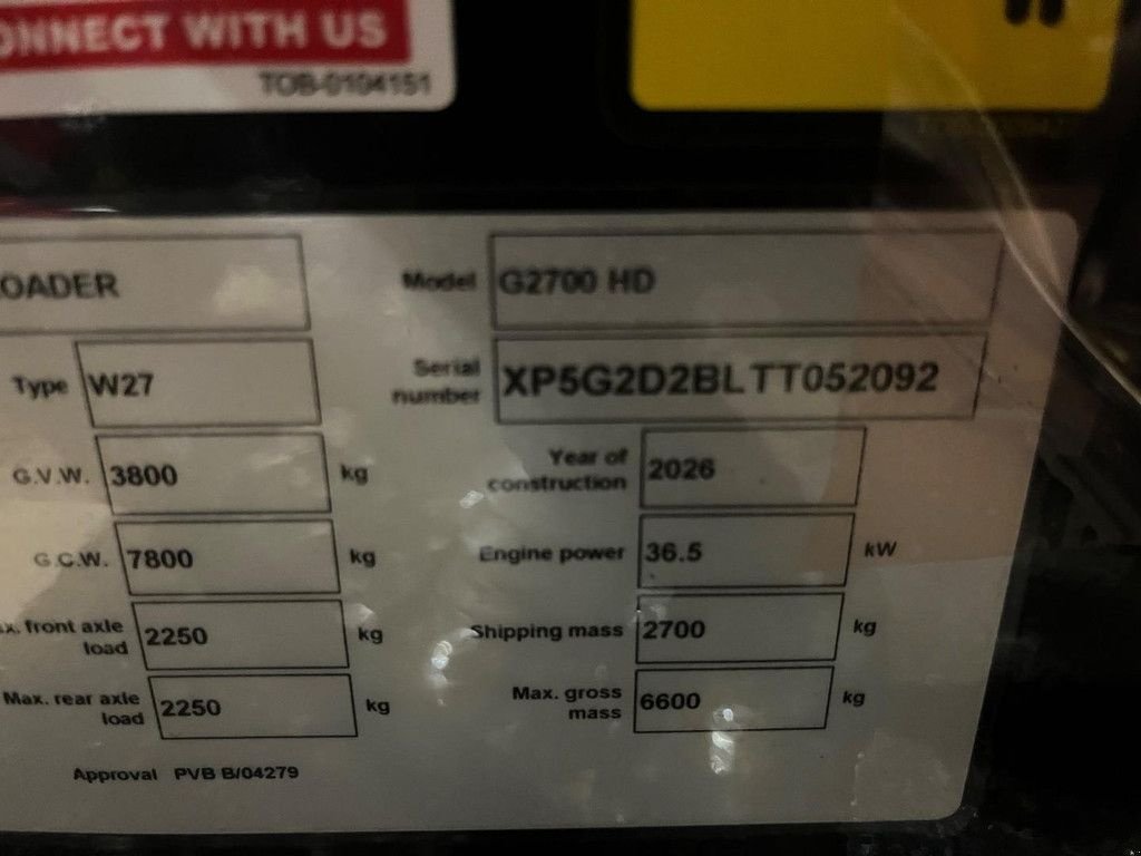 Radlader des Typs Sonstige Giant G2700, Gebrauchtmaschine in Hapert (Bild 6)