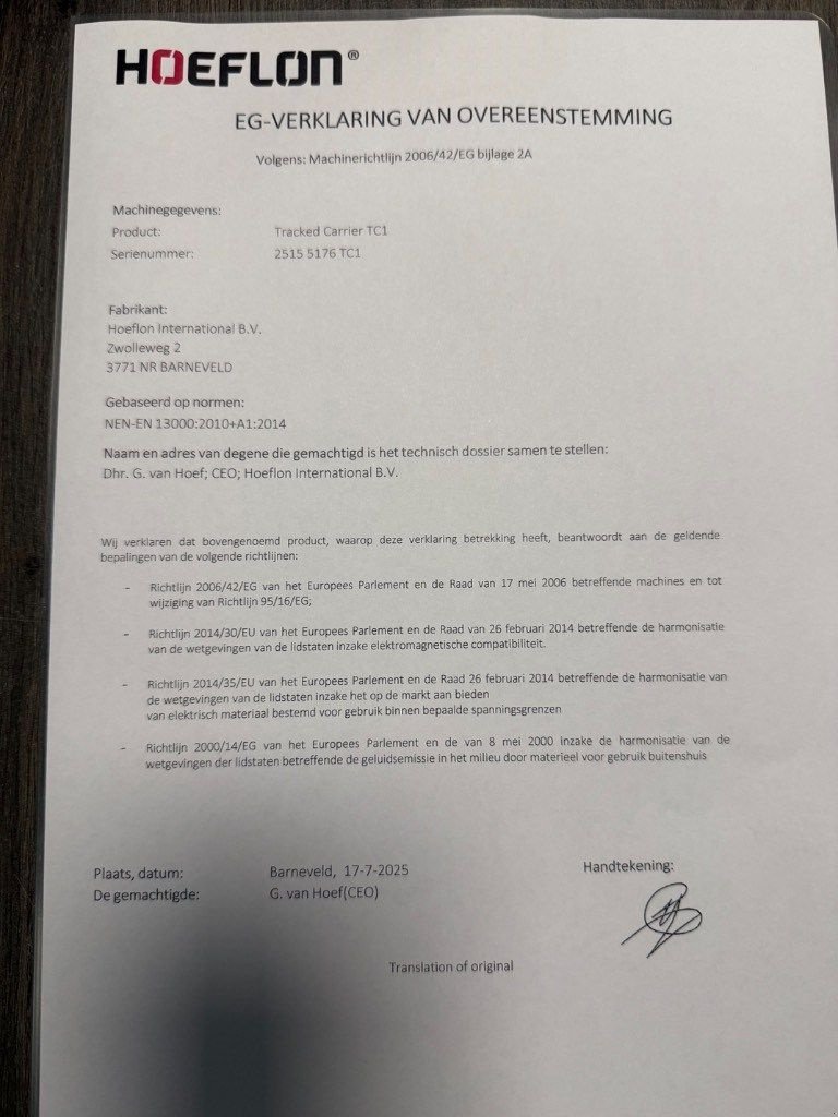 Radlader of the type Sonstige Hoeflon TC 1, Neumaschine in WIJCHEN (Picture 11)