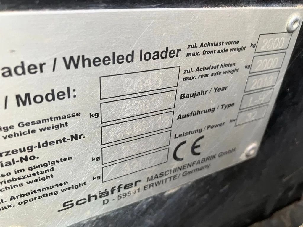 Radlader typu Sonstige Sch&auml;ffer 2445, Gebrauchtmaschine v Lunteren (Obrázok 8)