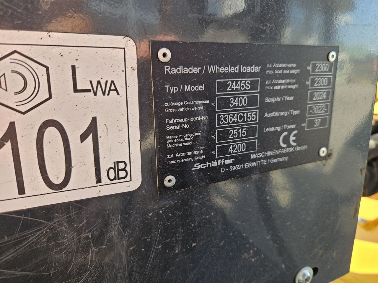 Radlader du type Sonstige Sch&auml;ffer 2445S, Gebrauchtmaschine en Veldhoven (Photo 7)