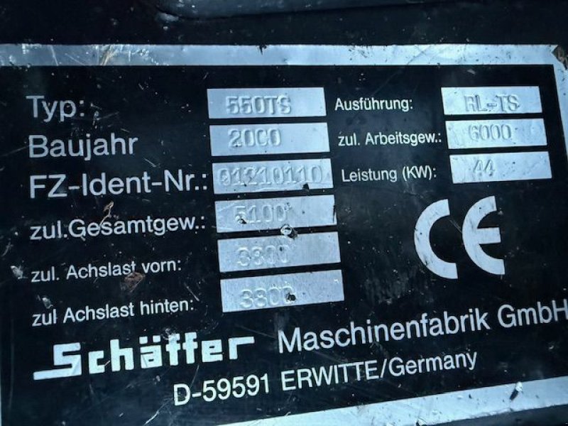 Radlader del tipo Sonstige Schaffer 550T, Gebrauchtmaschine en Cuijk (Imagen 11)