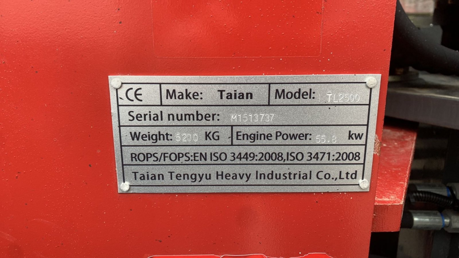 Radlader typu Sonstige Taian TL2500, Gebrauchtmaschine v Andijk (Obrázek 4)