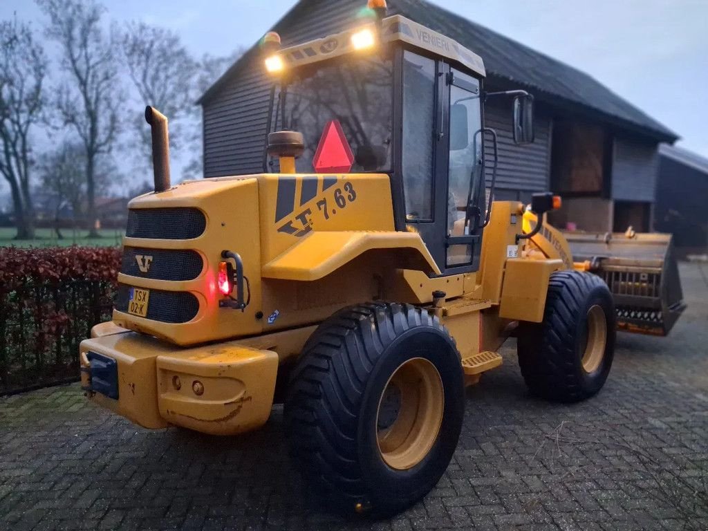 Radlader des Typs Sonstige Venieri VF 7.63 shovel met lepels puinbak bak 35km, Gebrauchtmaschine in Lunteren (Bild 7)