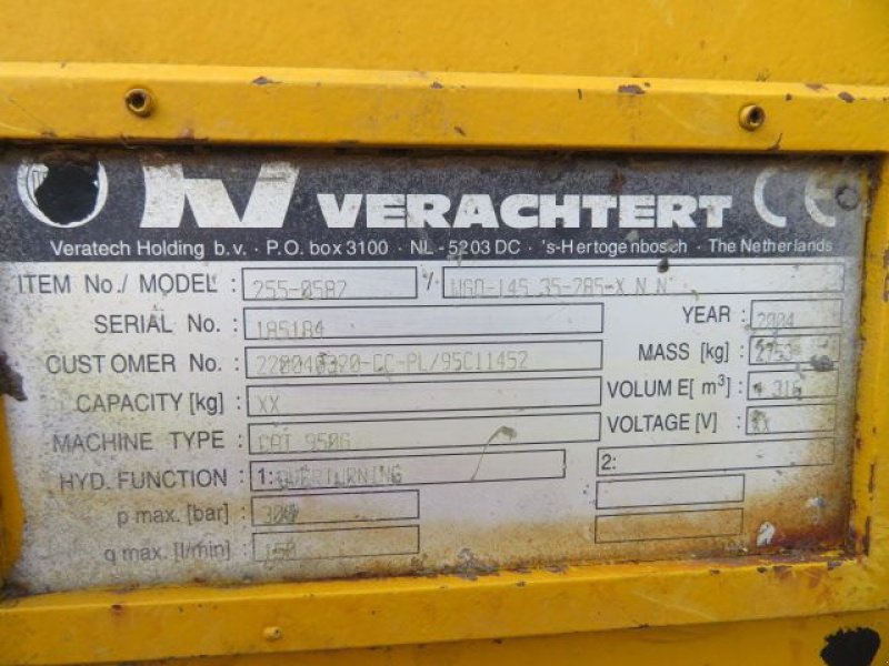 Radlader des Typs Sonstige Verachtert hoogkiepbak 2850mm Verachtert hoogkiepbak 2850mm 255-0582 (Caterpillar 950G), Gebrauchtmaschine in Holten (Bild 9)