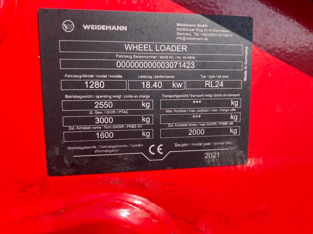 Radlader des Typs Sonstige Weidemann 1280, Gebrauchtmaschine in Wierden (Bild 4)