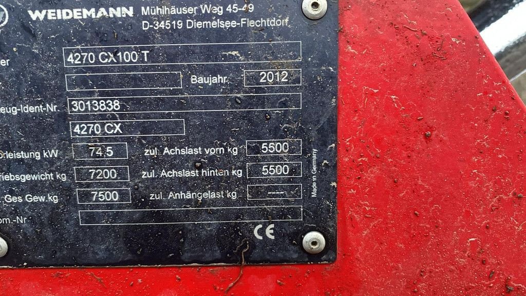 Radlader typu Sonstige Weidemann 4270CX100, Gebrauchtmaschine v Wierden (Obrázek 5)