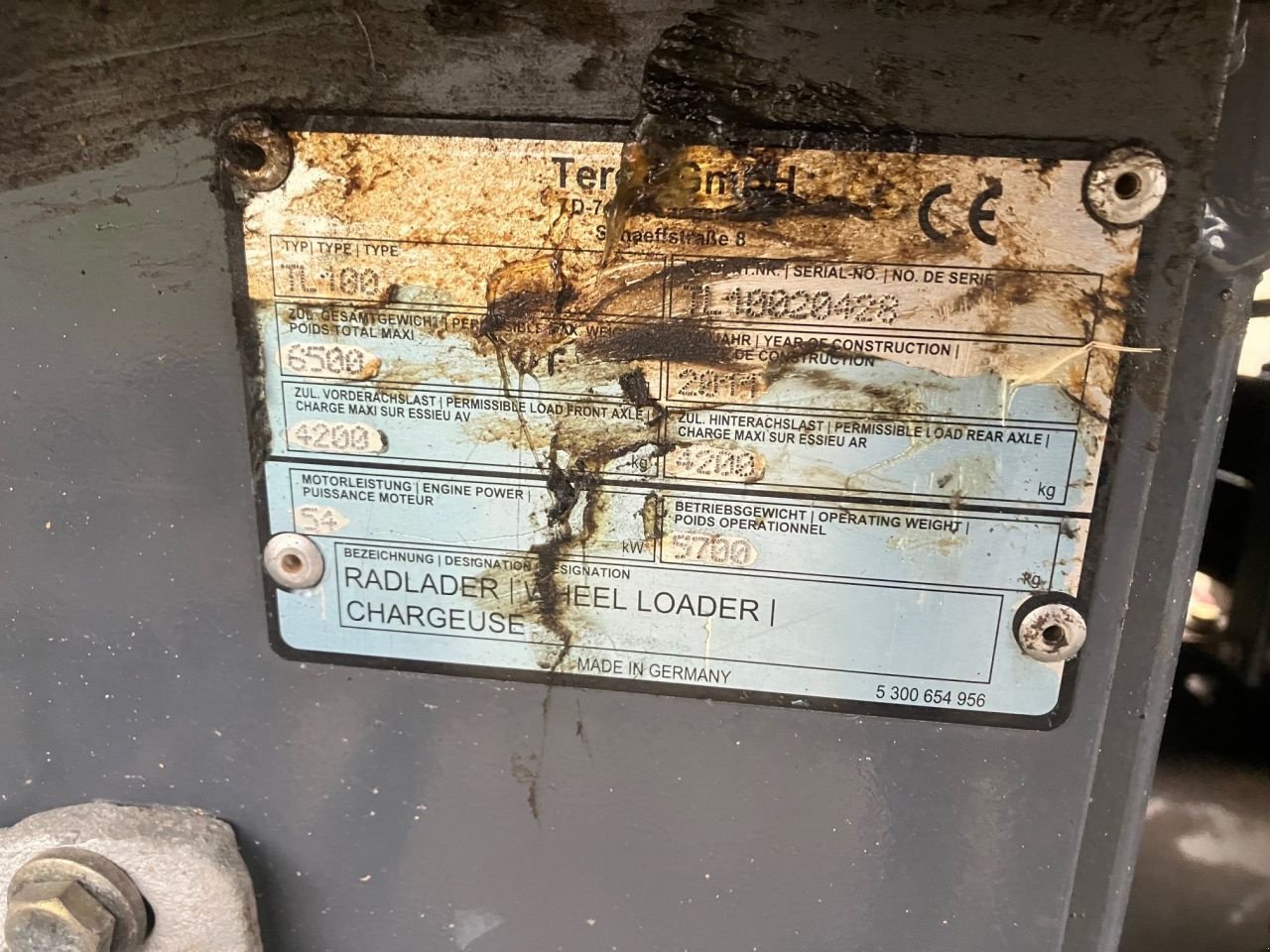Radlader del tipo Terex TL 100, Gebrauchtmaschine In Reutum (Immagine 4)