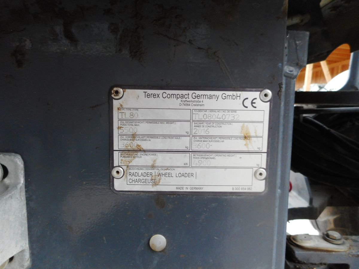 Radlader typu Terex TL 80 ( 5.000kg ), Gebrauchtmaschine v St. Nikolai ob Draßling (Obrázek 7)