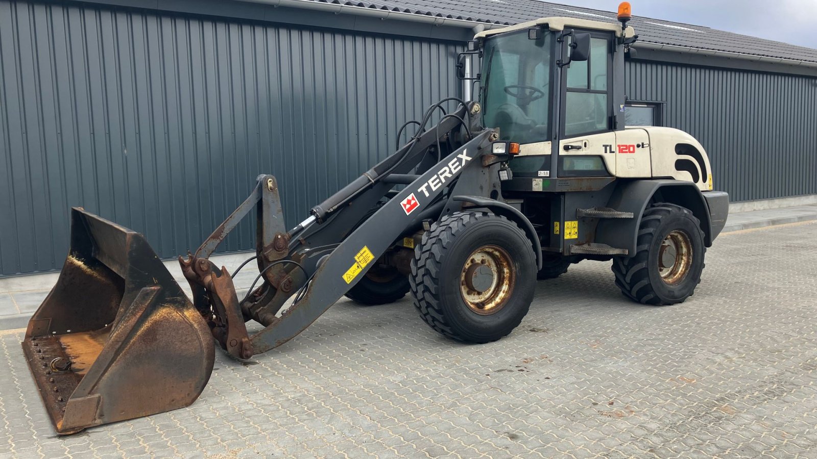 Radlader del tipo Terex TL120 Lang bom, Gebrauchtmaschine en Horsens (Imagen 2)