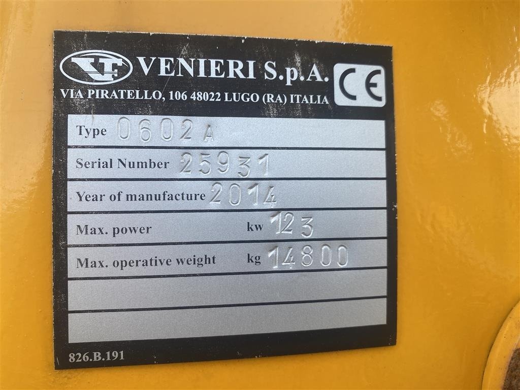 Radlader typu Venieri 13.63 velholdt, Gebrauchtmaschine v Holstebro (Obrázek 6)