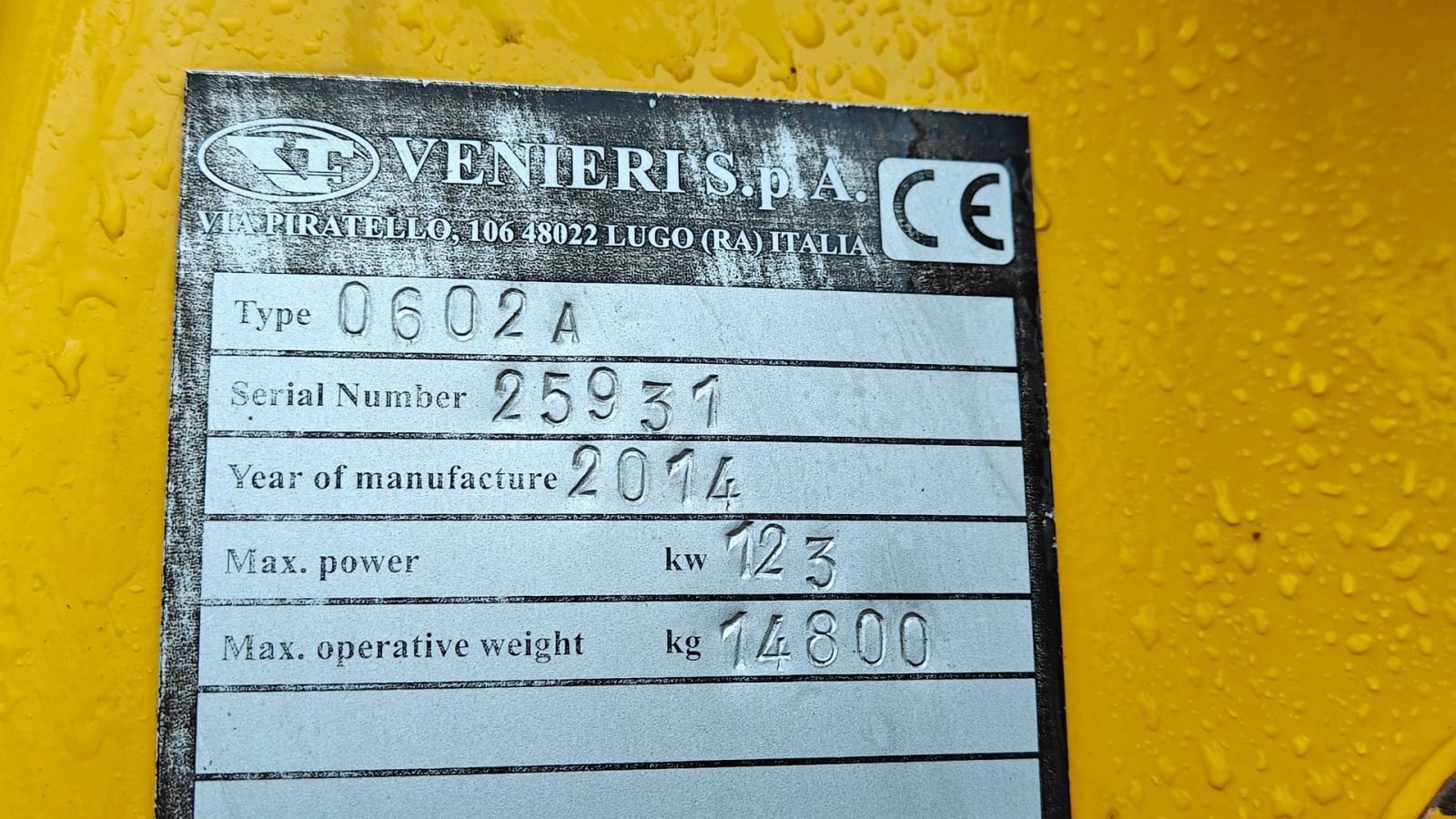 Radlader типа Venieri 13.63, Gebrauchtmaschine в Holstebro (Фотография 11)