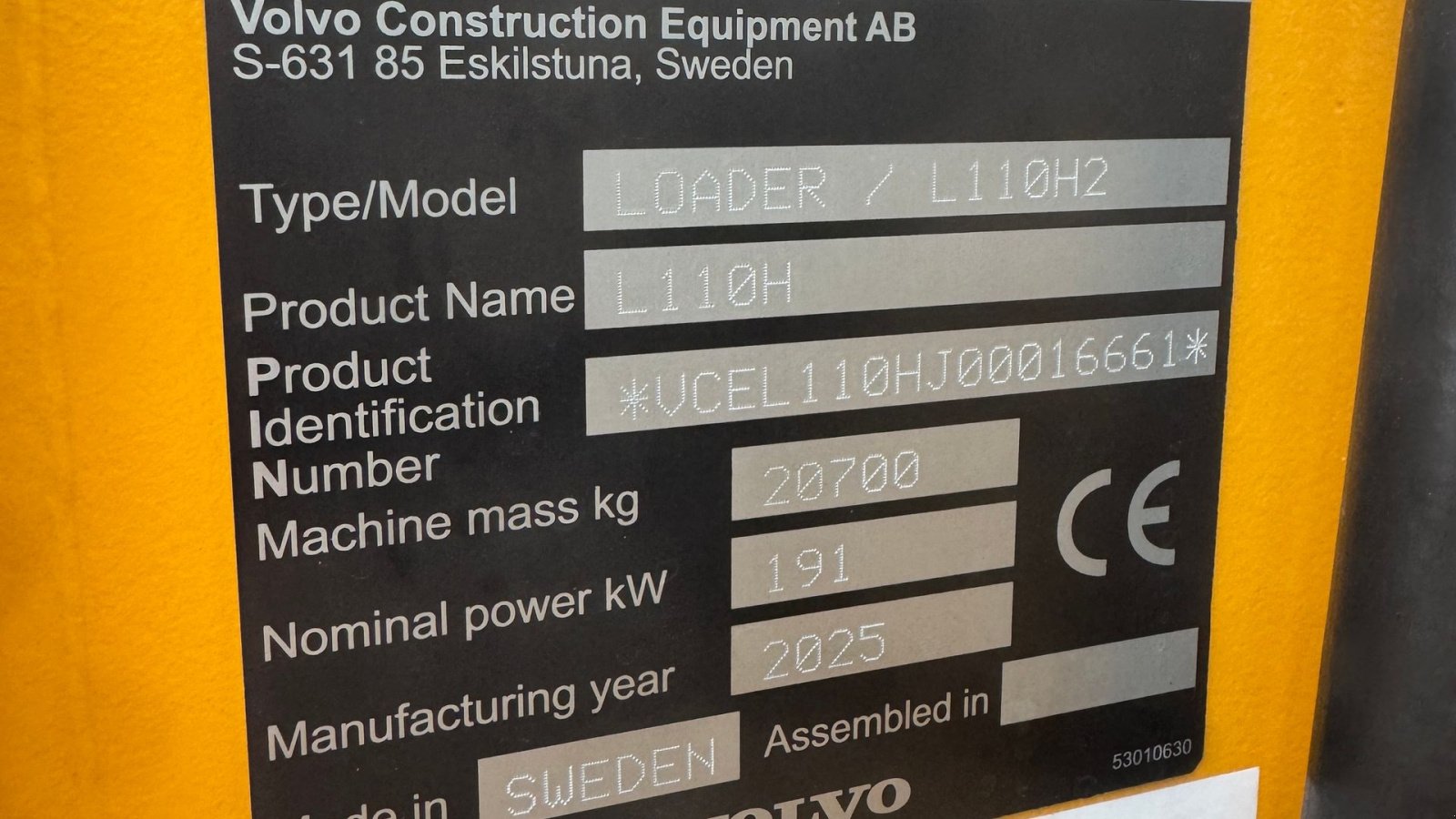 Radlader Türe ait Volvo L 110 H AGRICULTURE! FABRIKSNY TIL OMGÅENDE LEVERING!, Gebrauchtmaschine içinde Nørager (resim 17)