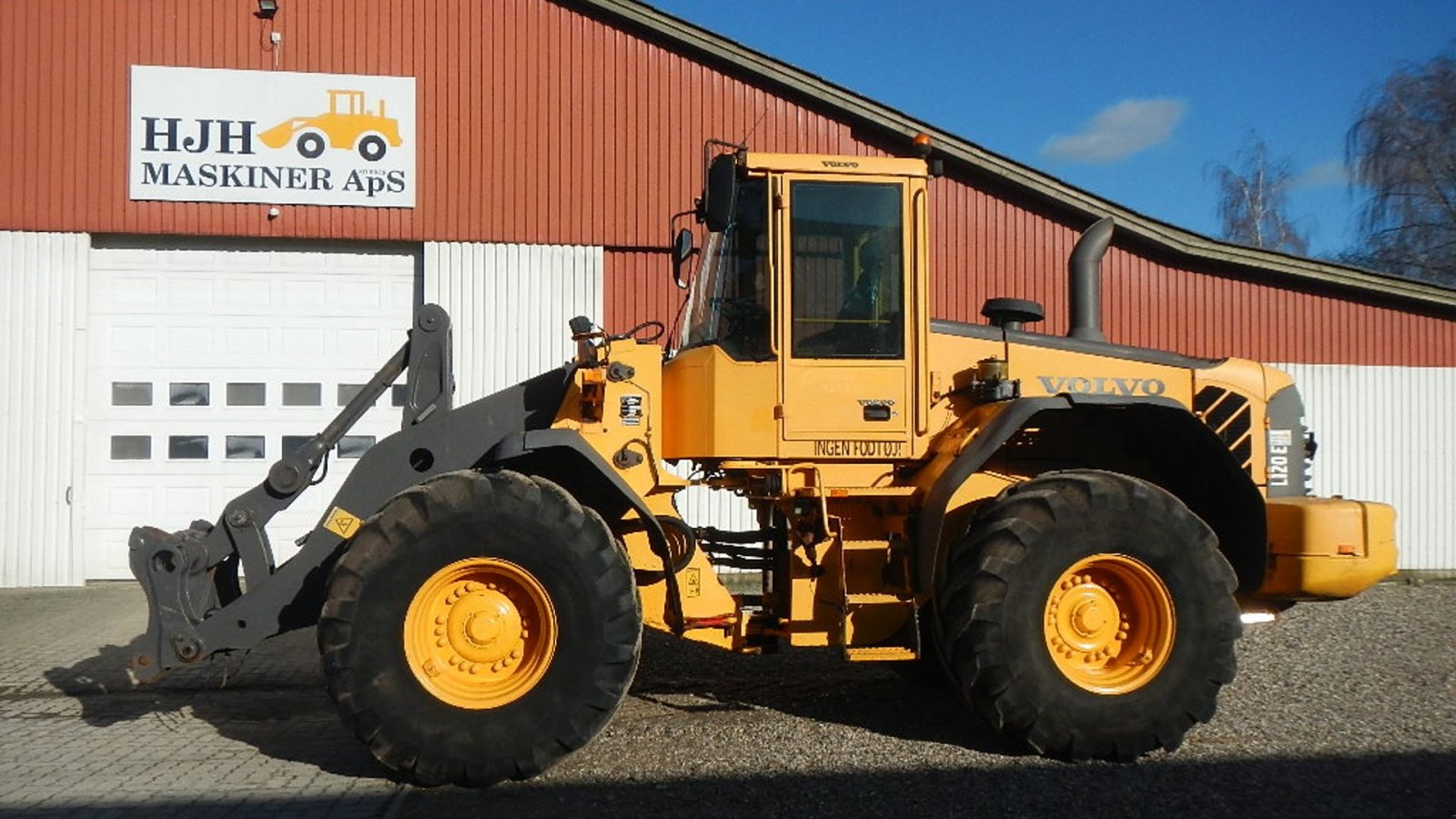 Radlader van het type Volvo L 120 E, Gebrauchtmaschine in Aabenraa (Foto 2)