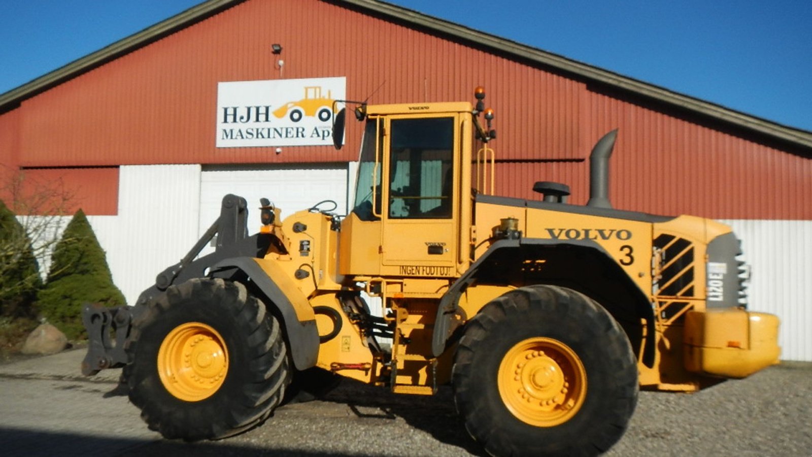 Radlader van het type Volvo L 120 E, Gebrauchtmaschine in Aabenraa (Foto 1)