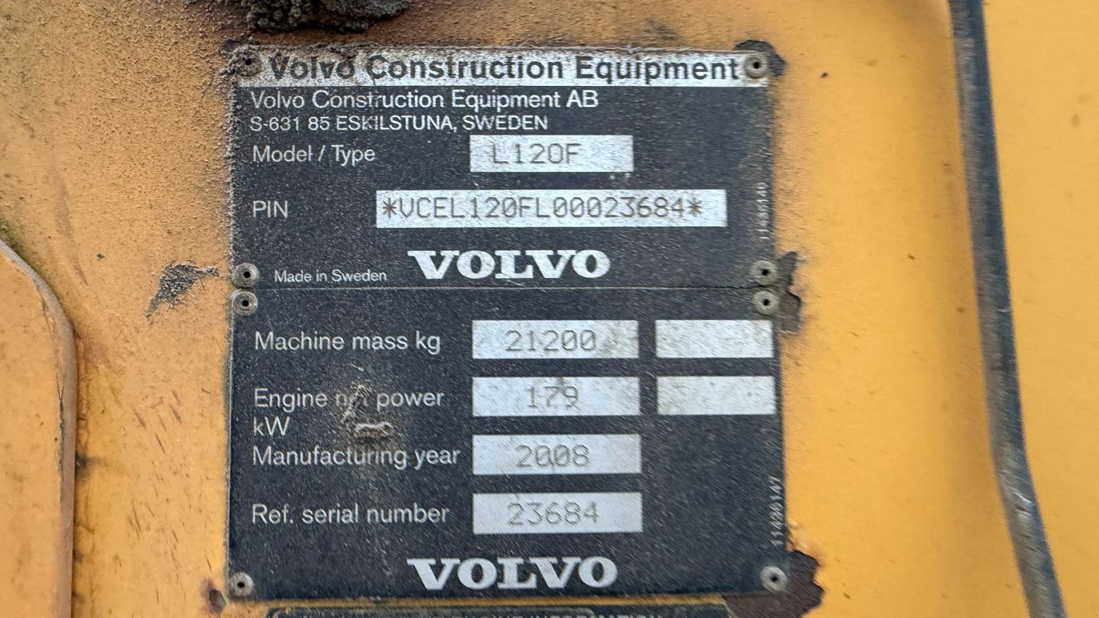 Radlader des Typs Volvo L 120 F, Gebrauchtmaschine in Nørager (Bild 17)
