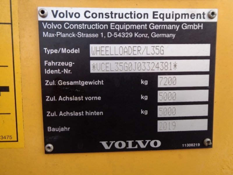 Radlader des Typs Volvo L 35 G Klar til levering., Gebrauchtmaschine in Gram (Bild 21)