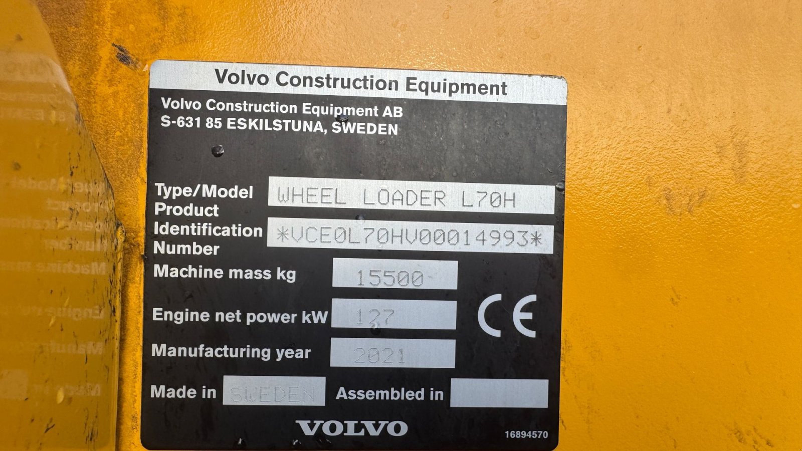 Radlader of the type Volvo L 70 H KUN 200 TIMER OG LOCK-UP!, Gebrauchtmaschine in Nørager (Picture 17)