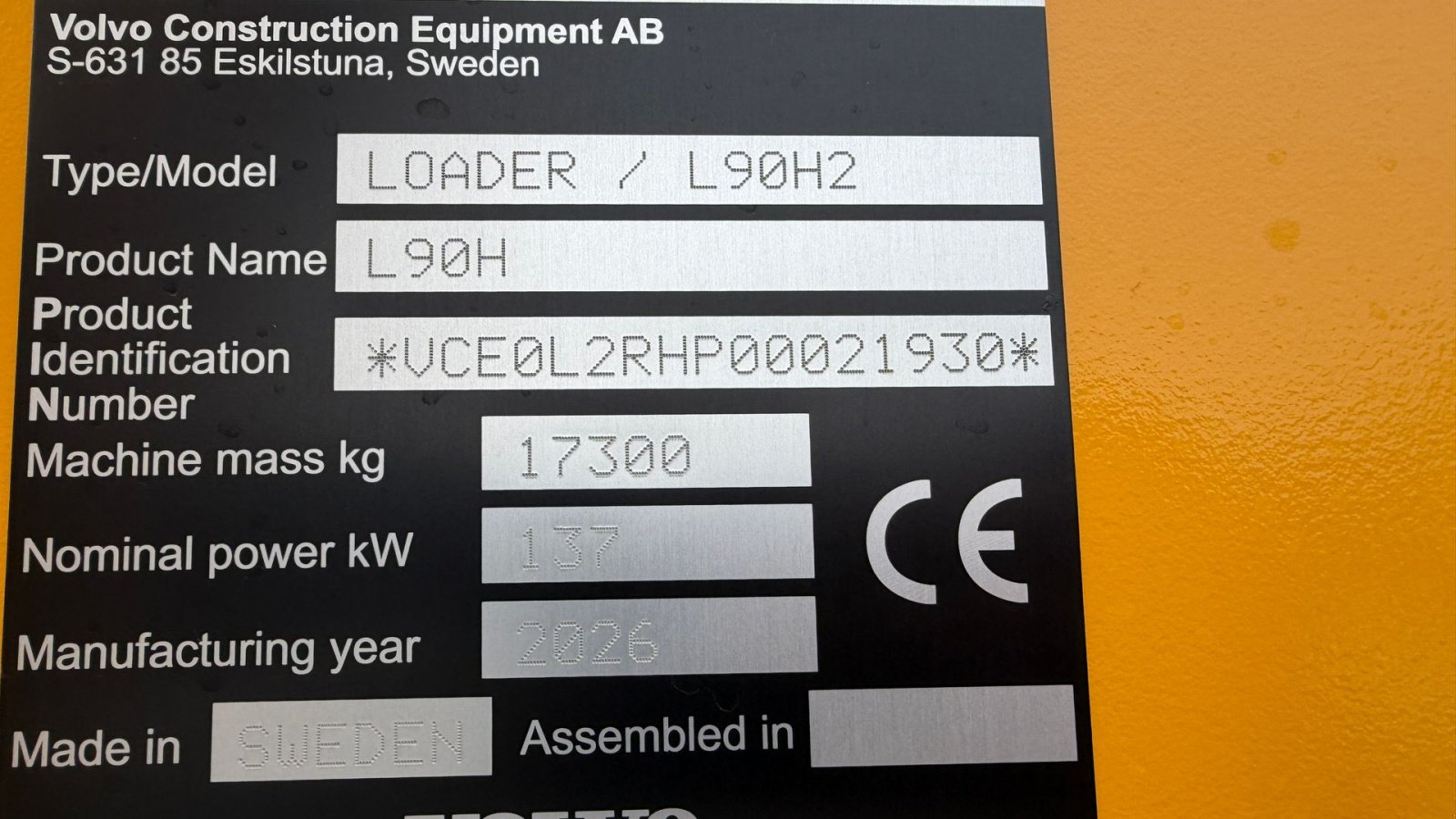 Radlader типа Volvo L 90 H AGRICULTURE! KUN 4 TIMER, LANG BOM OG LOCK-UP! TIL OMGÅENDE LEVERING, Gebrauchtmaschine в Nørager (Фотография 18)