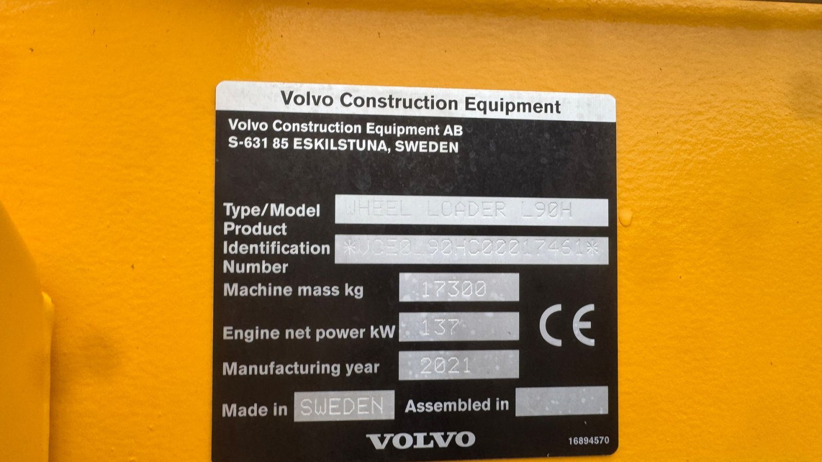 Radlader typu Volvo L 90 H KUN 5000 TIMER! MED LOCK UP OG NÆSTEN NYE DÆK!, Gebrauchtmaschine v Nørager (Obrázek 18)