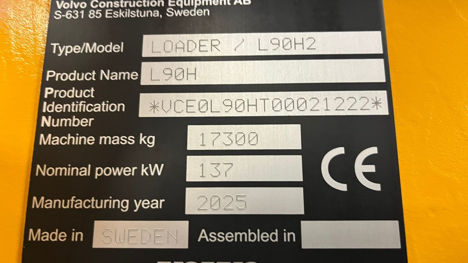 Radlader от тип Volvo L 90H  H2 fabriksny Dansk maskine med masser af udstyr, blan.Co-Pilot & med brede 650/65R25 hjul, Gebrauchtmaschine в Lintrup (Снимка 2)