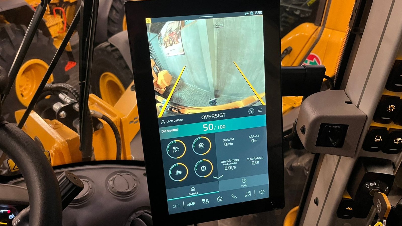 Radlader Türe ait Volvo L 90H  H2 fabriksny Dansk maskine med masser af udstyr, blan.Co-Pilot & med brede 650/65R25 hjul, Gebrauchtmaschine içinde Lintrup (resim 11)