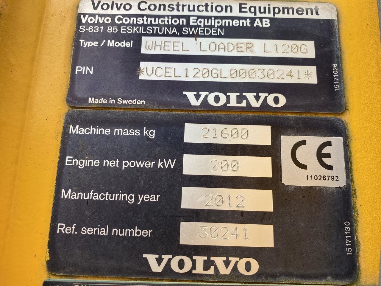 Radlader typu Volvo L120G, Gebrauchtmaschine v Skive (Obrázek 12)